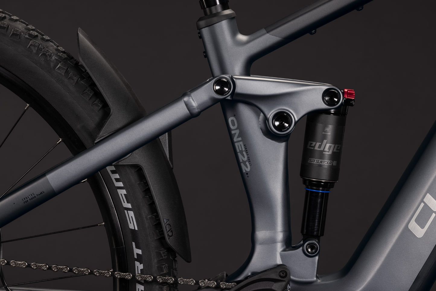CUBE STEREO HYBRID ONE22 PRO 800 FS eMTB BIKE 2027 SLABGREY 'N' CHROME
