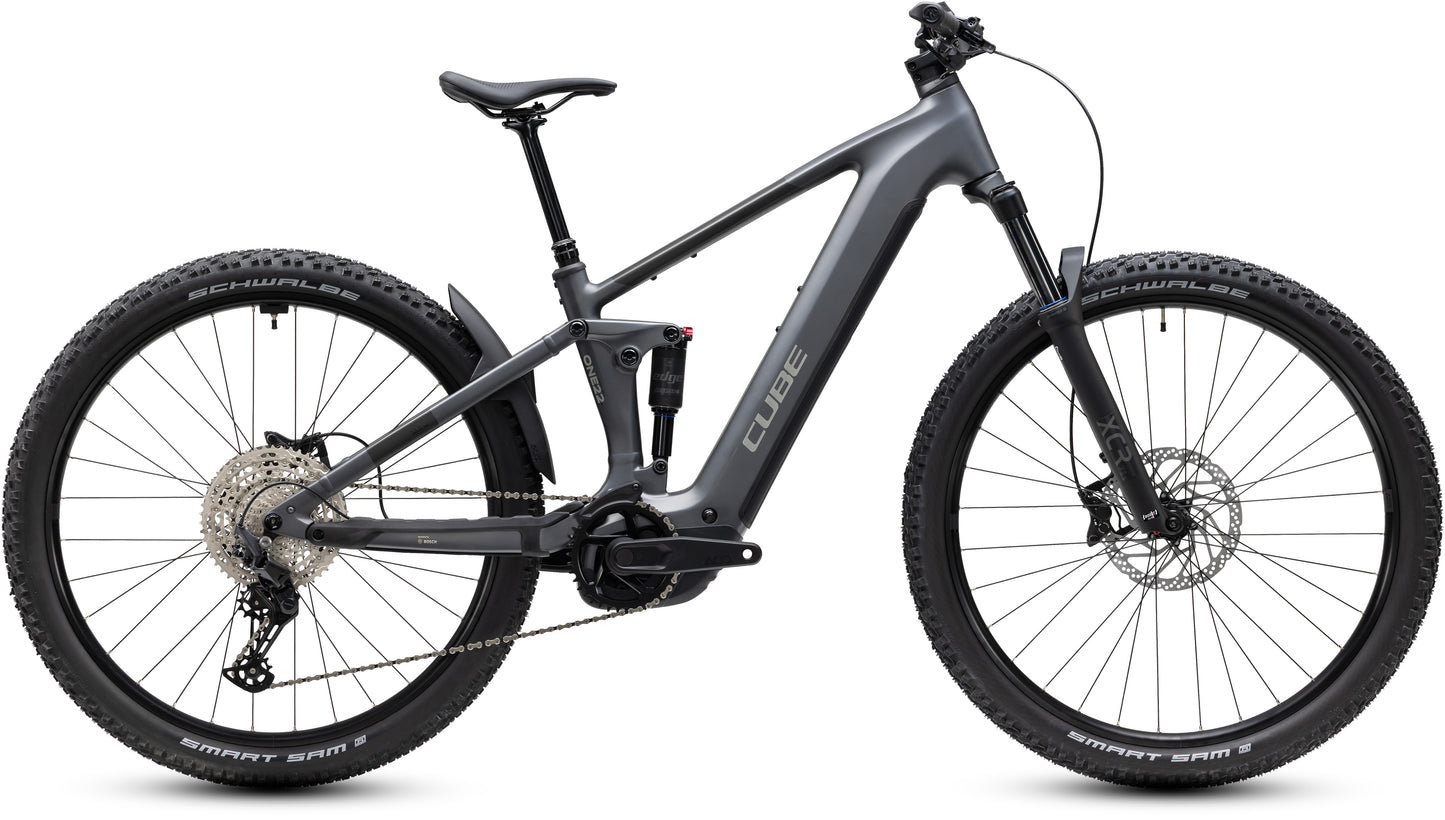 CUBE STEREO HYBRID ONE22 PRO 800 FS eMTB BIKE 2027 SLABGREY 'N' CHROME
