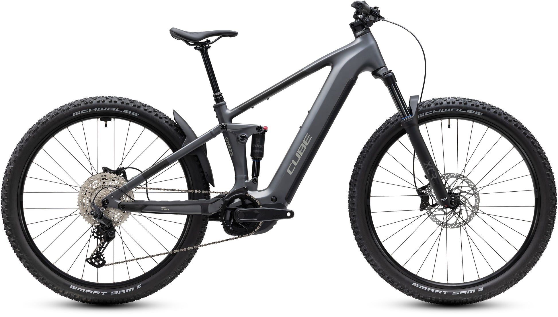 CUBE STEREO HYBRID ONE22 PRO 800 FS eMTB BIKE 2027 SLABGREY 'N' CHROME