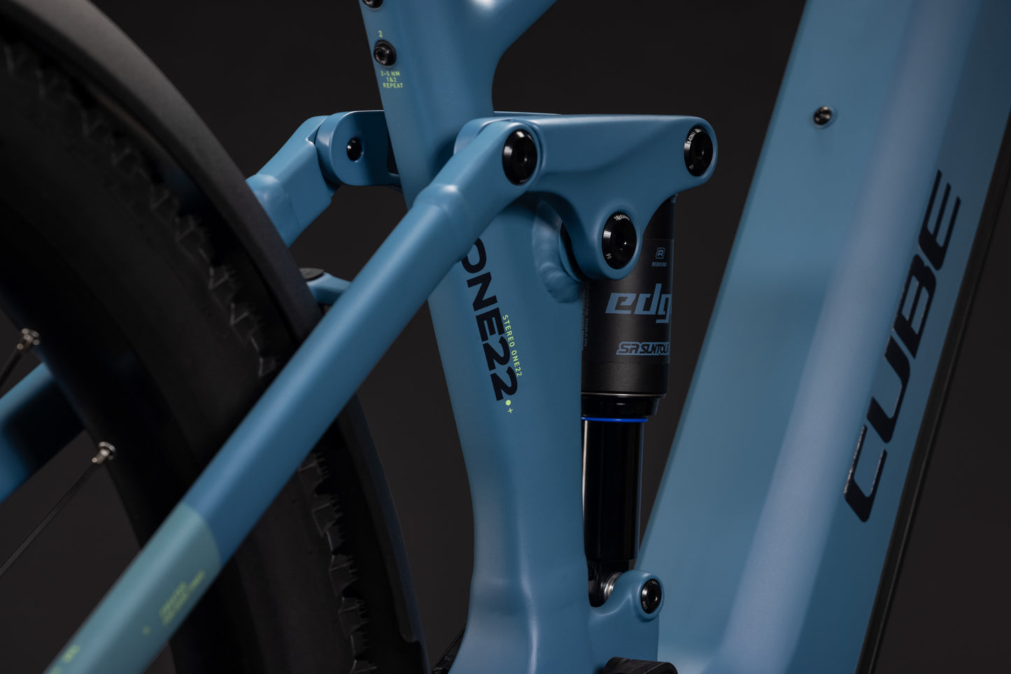 CUBE STEREO HYBRID ONE22 PRO 800 FE FS eMTB BIKE 2027 BLUESAPPHIRE 'N' BLUE