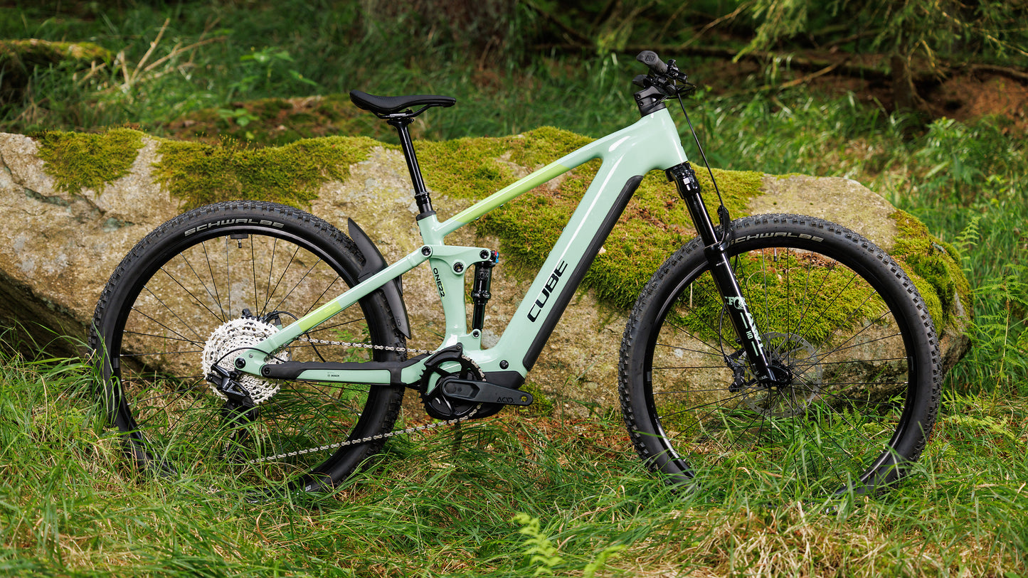 CUBE STEREO HYBRID ONE22 SLX 800 FS eMTB BIKE 2027 CACTUS 'N' BLACK