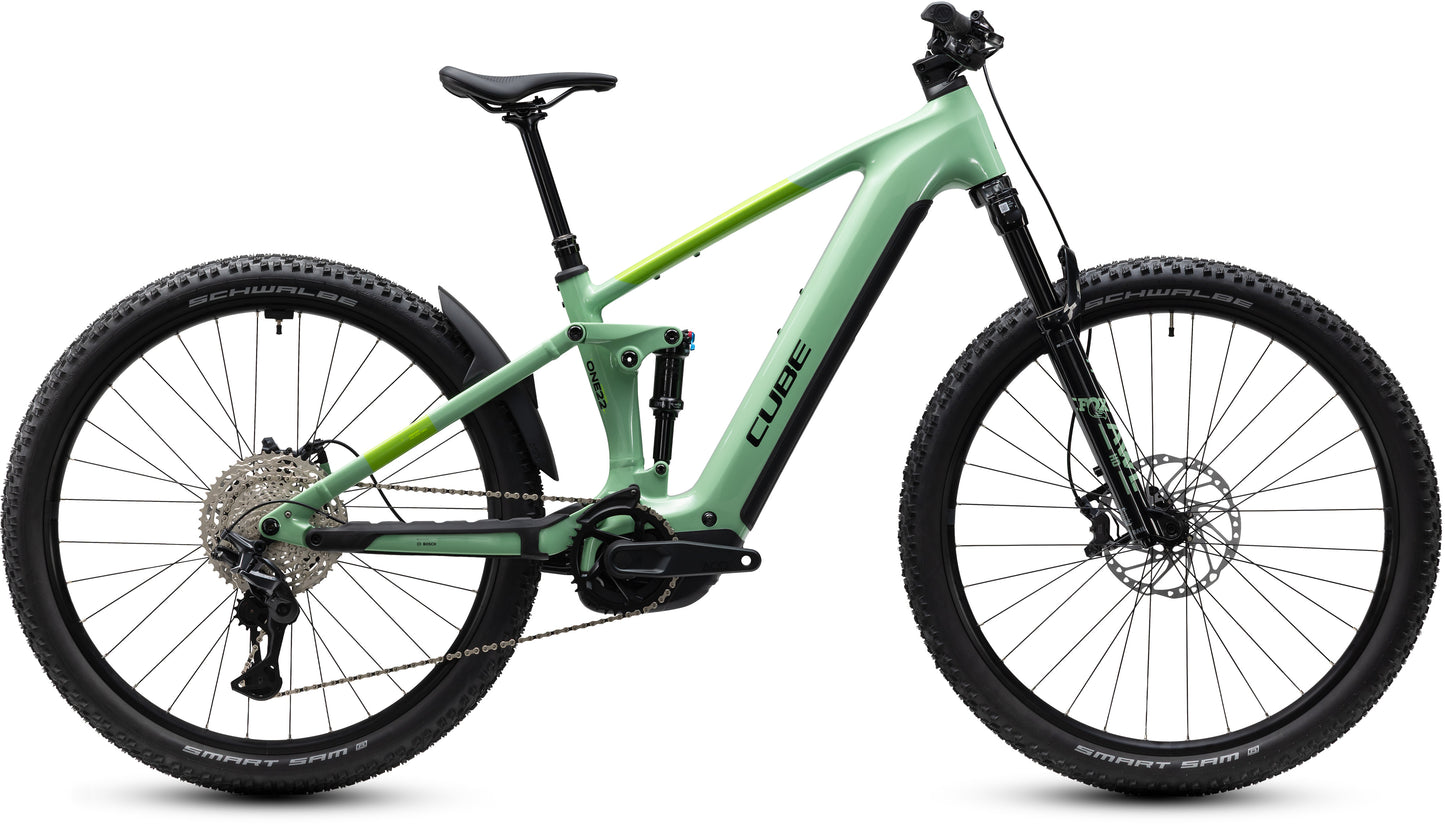CUBE STEREO HYBRID ONE22 SLX 800 FS eMTB BIKE 2027 CACTUS 'N' BLACK