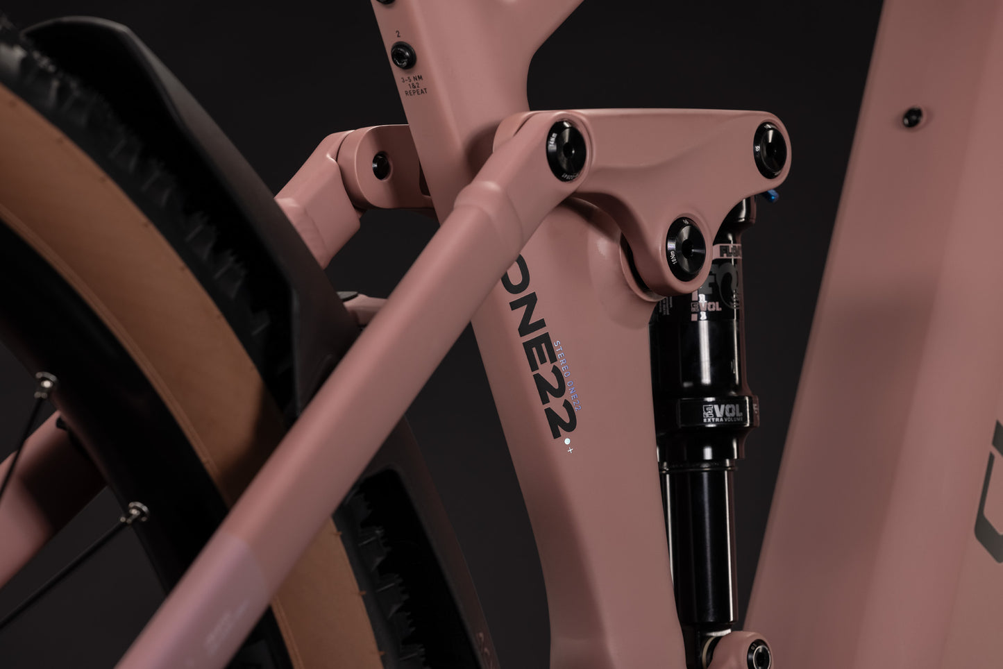 CUBE STEREO HYBRID ONE22 SLX 800 FS eMTB BIKE 2027 RUBY 'N' BLACK