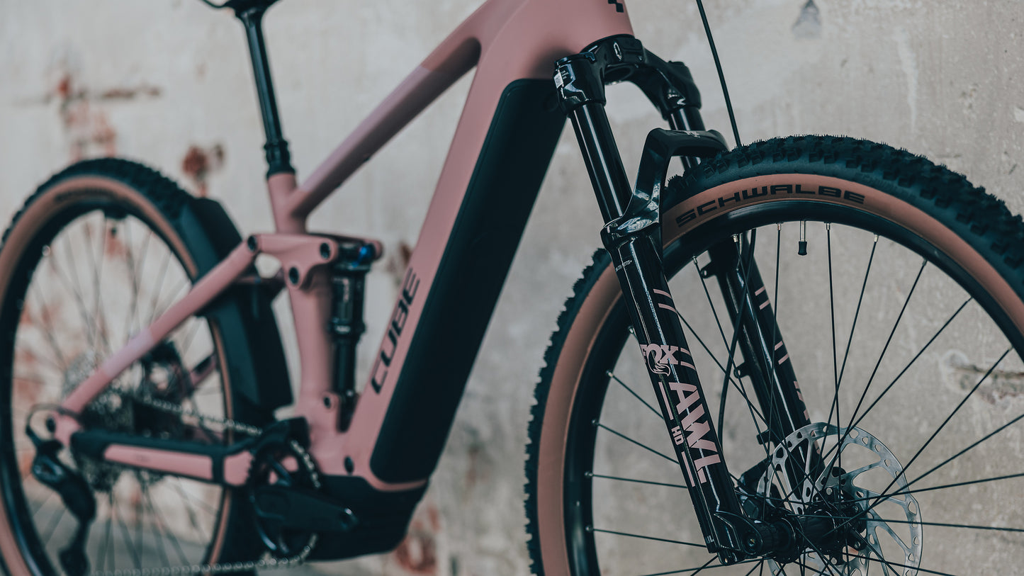 CUBE STEREO HYBRID ONE22 SLX 800 FS eMTB BIKE 2027 RUBY 'N' BLACK