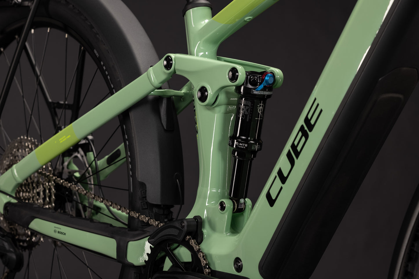 CUBE STEREO HYBRID ONE22 SLX 800 FE FS eMTB BIKE 2027 CACTUS 'N' BLACK