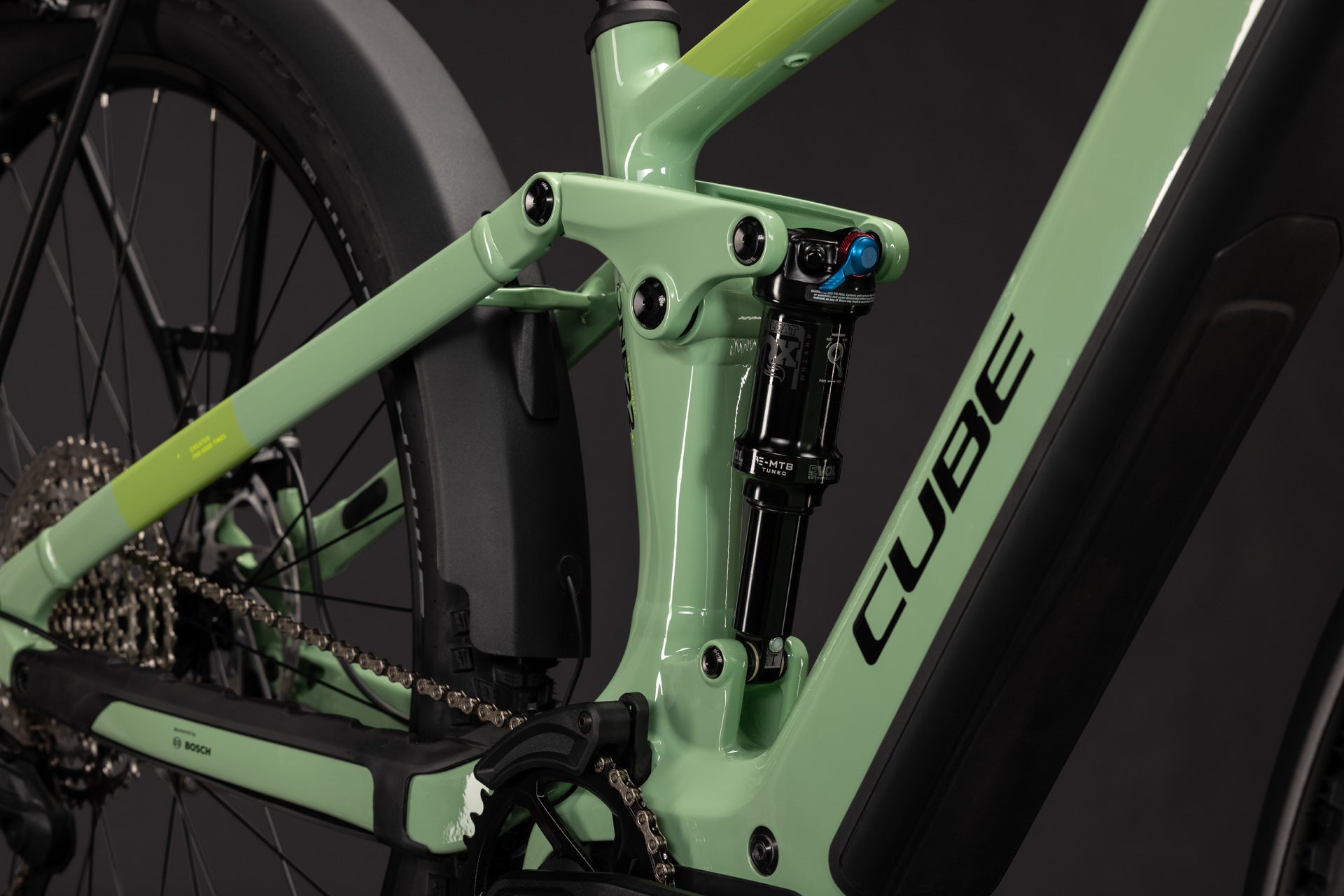CUBE STEREO HYBRID ONE22 SLX 800 FE FS eMTB BIKE 2027 CACTUS 'N' BLACK