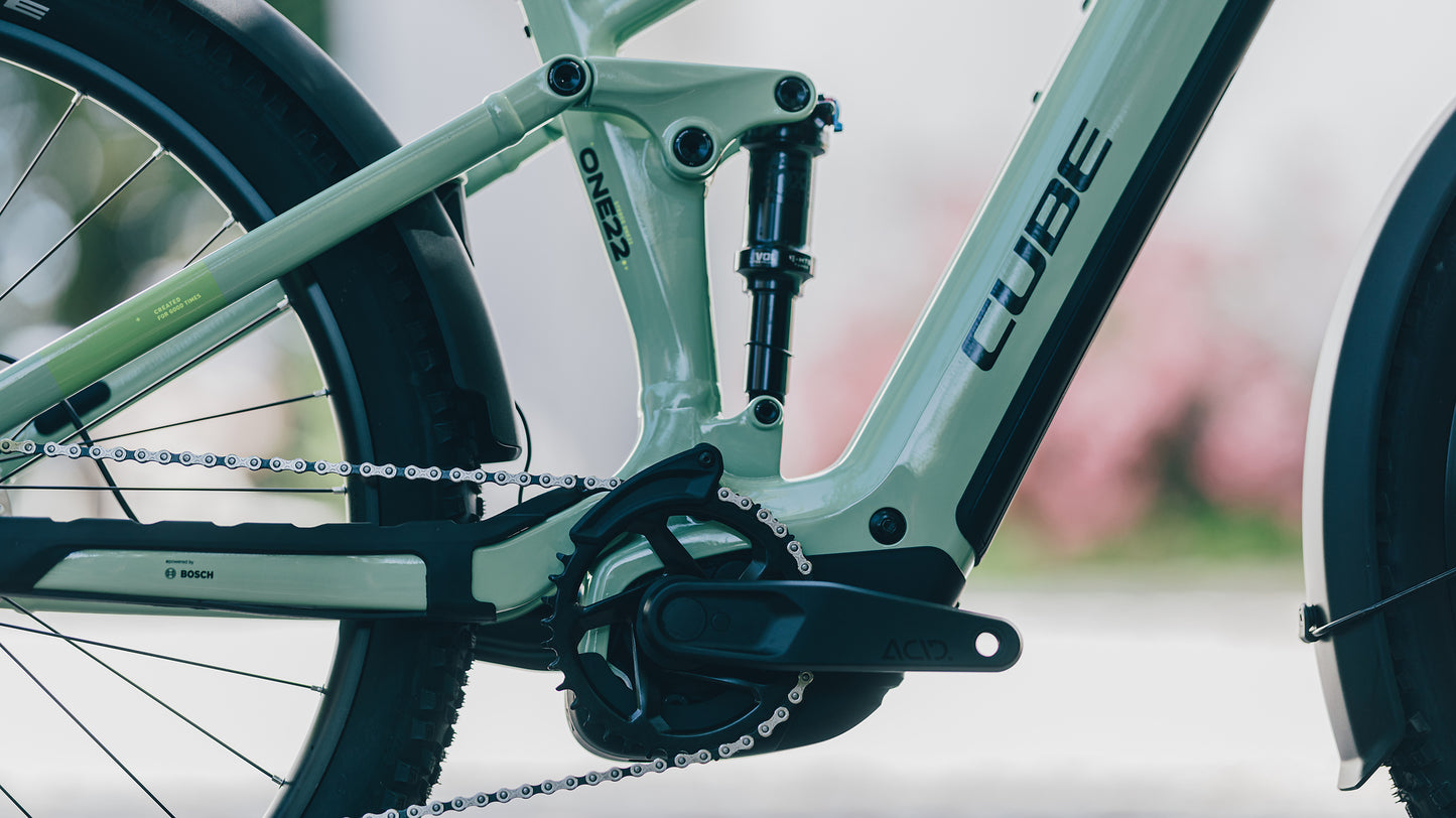 CUBE STEREO HYBRID ONE22 SLX 800 FE FS eMTB BIKE 2027 CACTUS 'N' BLACK