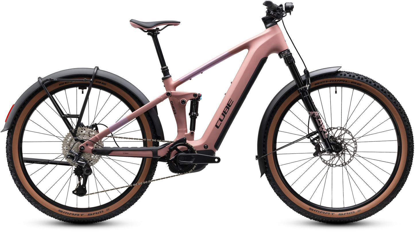CUBE STEREO HYBRID ONE22 SLX 800 FE FS eMTB BIKE 2027 RUBY 'N' BLACK