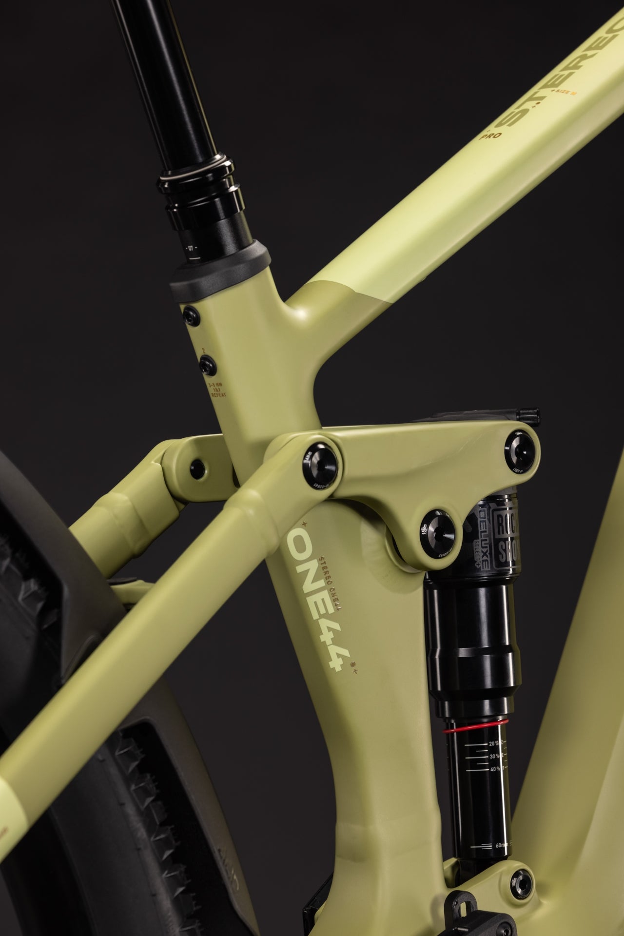 CUBE STEREO HYBRID ONE44 PRO 800 eMTB BIKE 2027 SOFTWILLOW 'N' GREEN