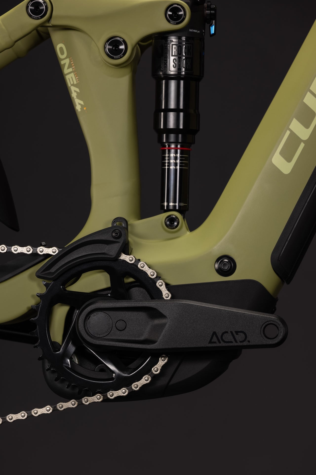 CUBE STEREO HYBRID ONE44 PRO 800 eMTB BIKE 2027 SOFTWILLOW 'N' GREEN