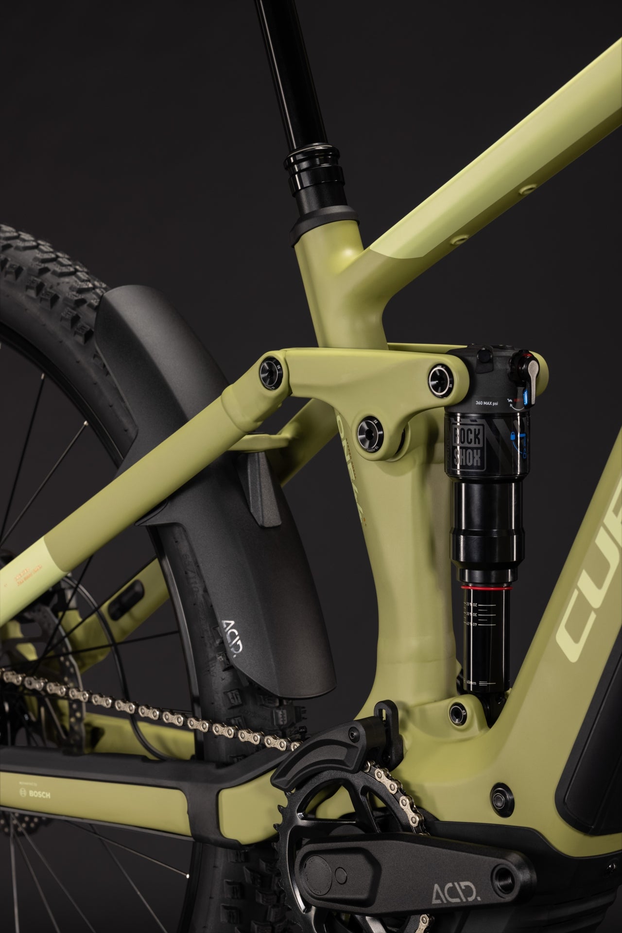 CUBE STEREO HYBRID ONE44 PRO 800 eMTB BIKE 2027 SOFTWILLOW 'N' GREEN