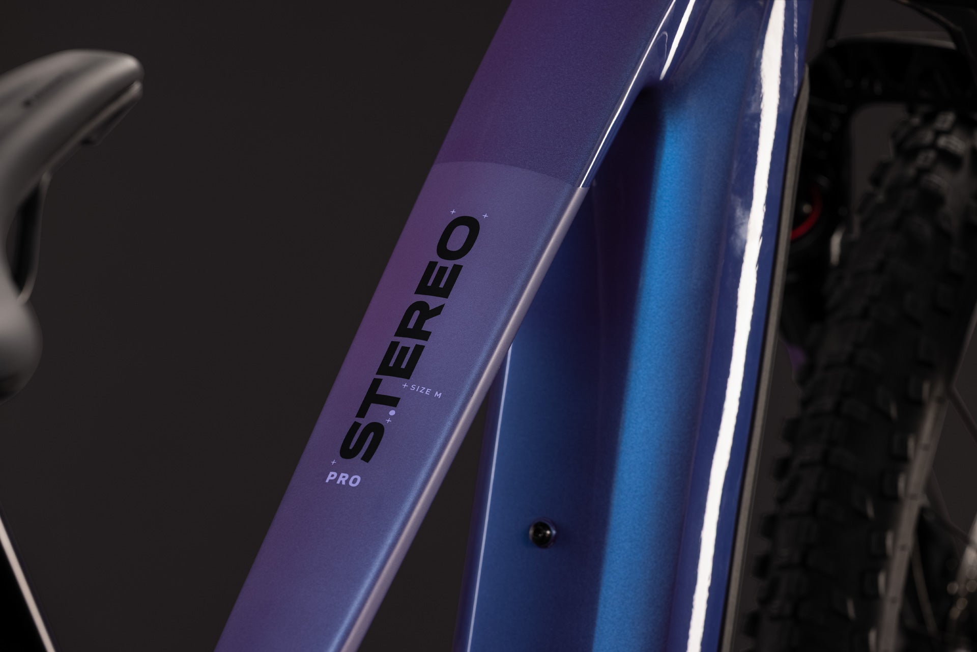 CUBE STEREO HYBRID ONE44 PRO 800 eMTB BIKE 2027 BLUEIRIS 'N' PURPLE