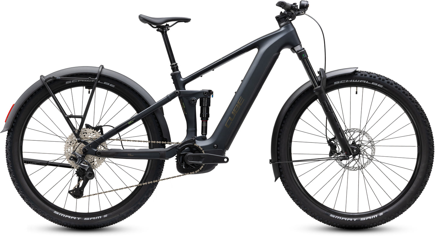 CUBE STEREO HYBRID ONE44 PRO 800 FE eMTB BIKE 2027 COAL 'N' BLACK