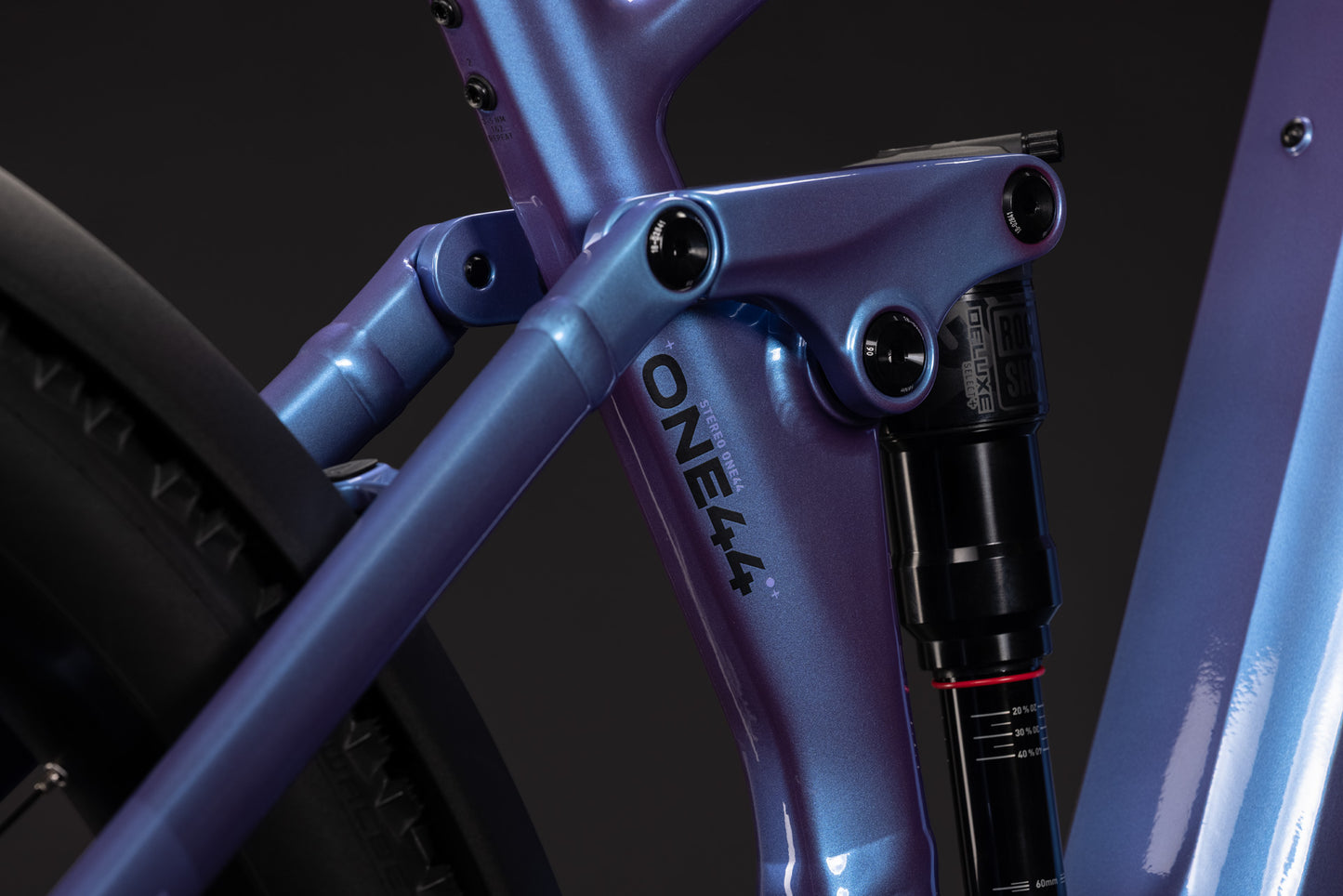 CUBE STEREO HYBRID ONE44 PRO 800 FE eMTB BIKE 2027 BLUEIRIS 'N' PURPLE
