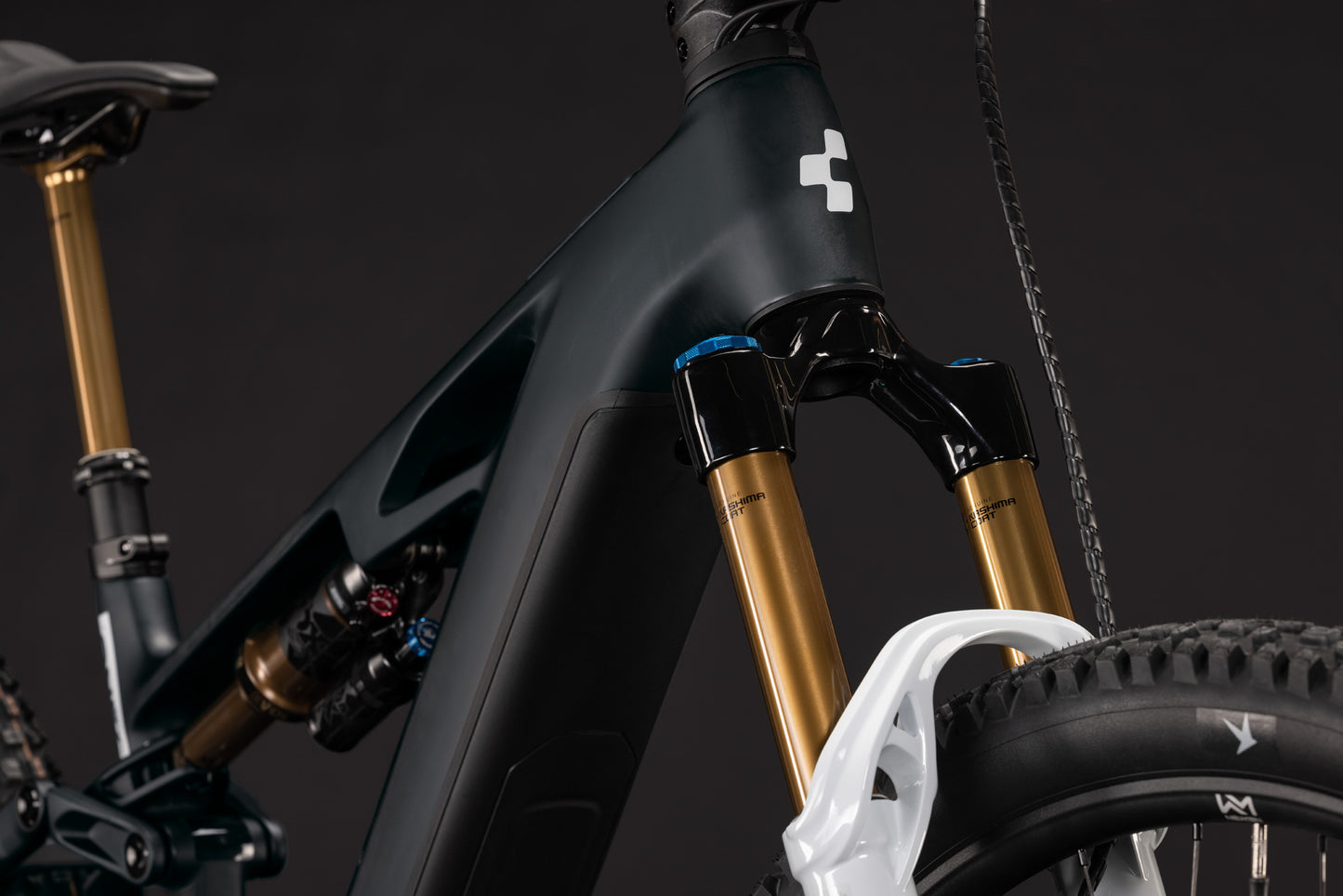 CUBE STEREO HYBRID ONE44 HPC AT 800 FS eMTB BIKE 2027 CARBON 'N' WHITE