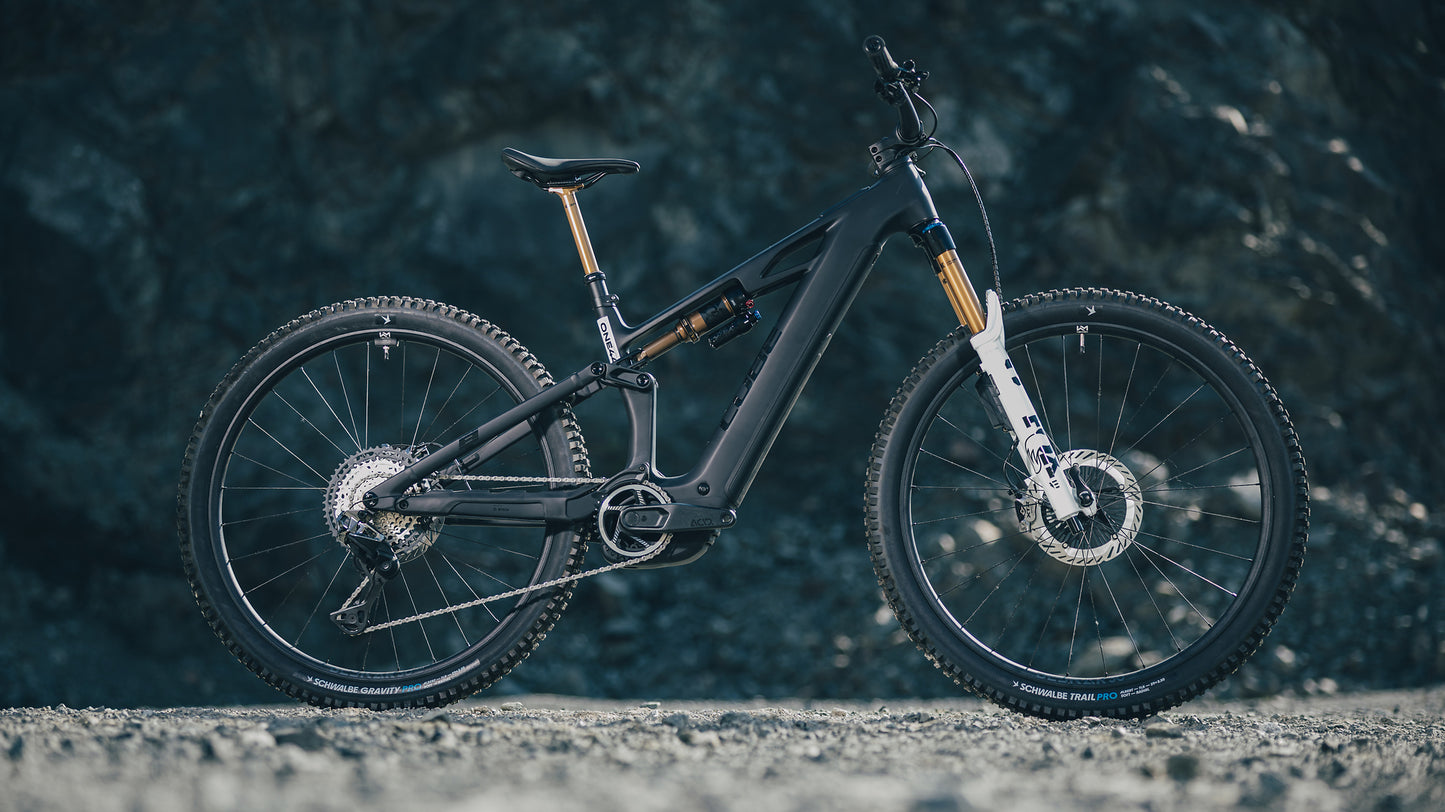 CUBE STEREO HYBRID ONE44 HPC AT 800 FS eMTB BIKE 2027 CARBON 'N' WHITE