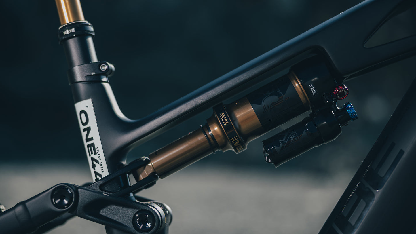 CUBE STEREO HYBRID ONE44 HPC AT 800 FS eMTB BIKE 2027 CARBON 'N' WHITE