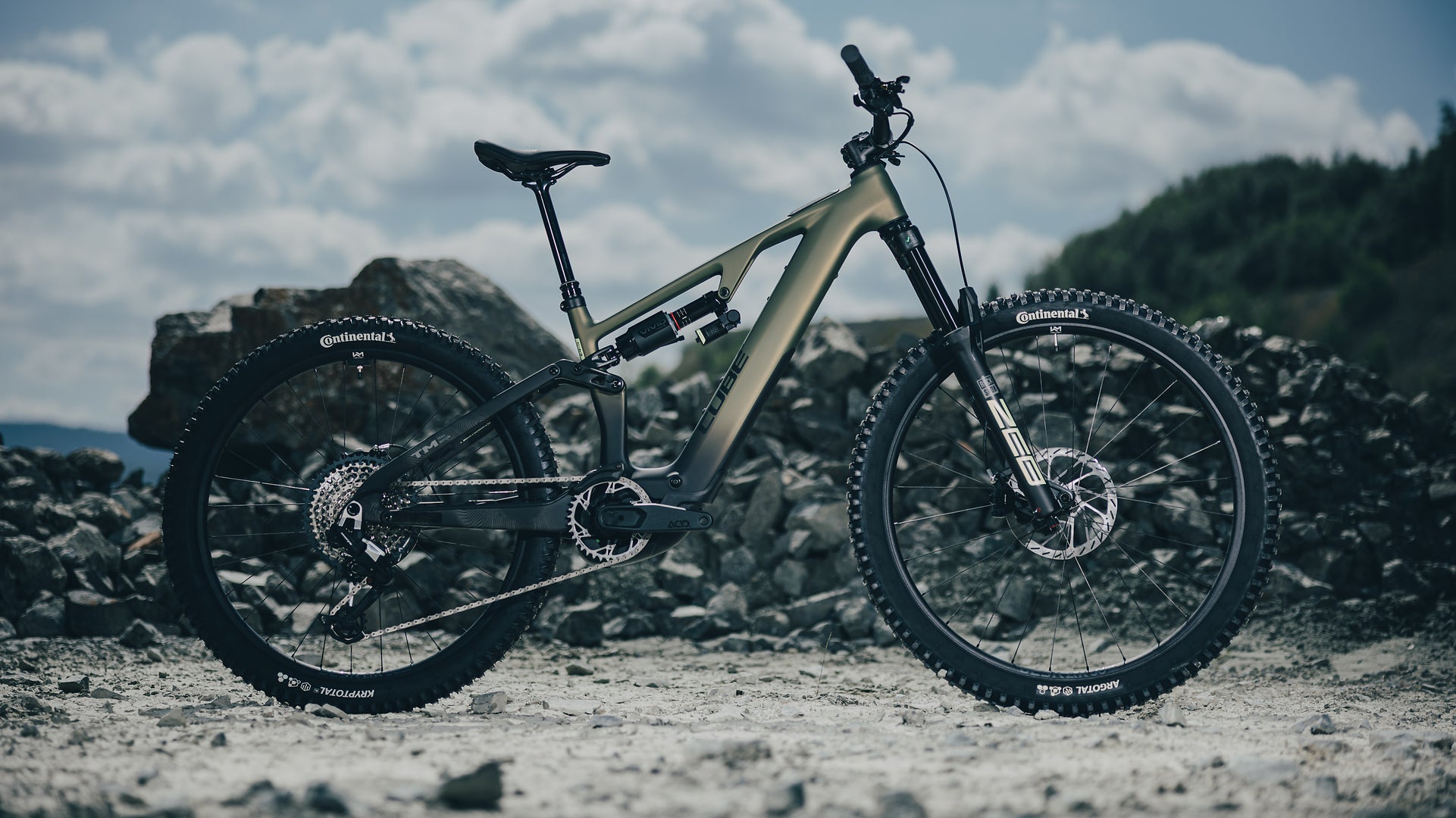 CUBE AMS HYBRID 177 C:62 TM 600X eMTB BIKE 2027 REEDGREEN 'N' GILLS