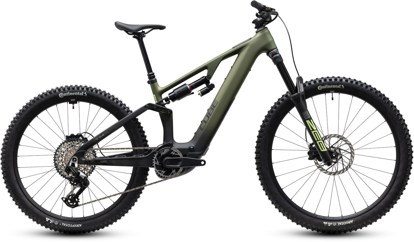 CUBE AMS HYBRID 177 C:62 TM 600X eMTB BIKE 2027 REEDGREEN 'N' GILLS