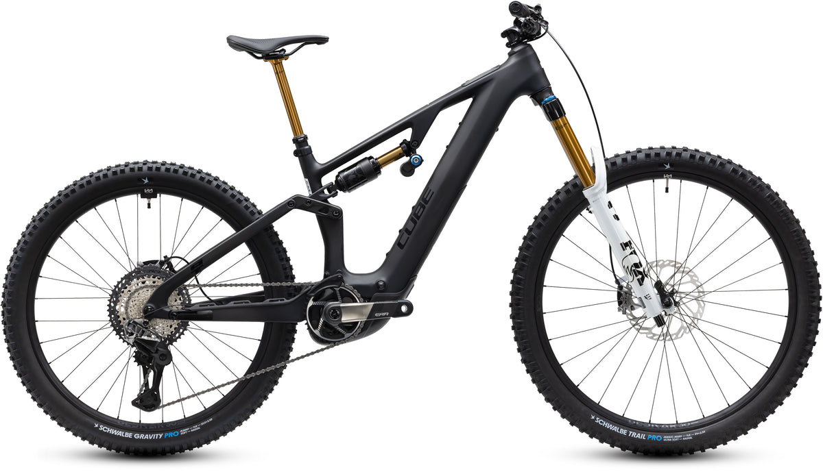 CUBE AMS HYBRID 177 C:62 AT 600X eMTB BIKE 2027 CARBON 'N' WHITE