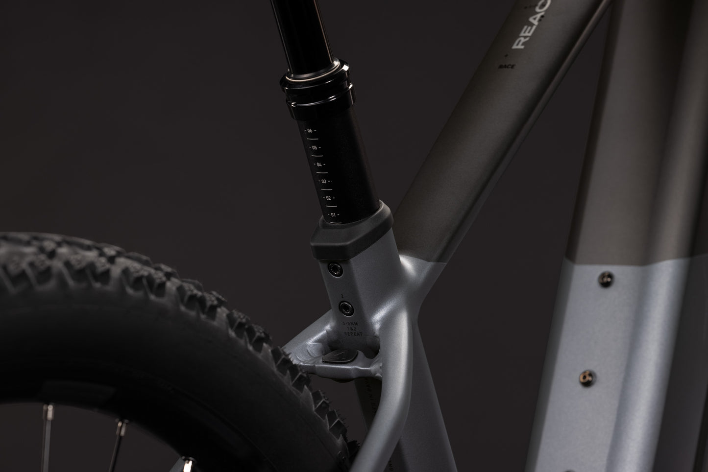 CUBE REACTION HYBRID RACE 800 eMTB BIKE 2027 SLABGREY 'N' CHROME