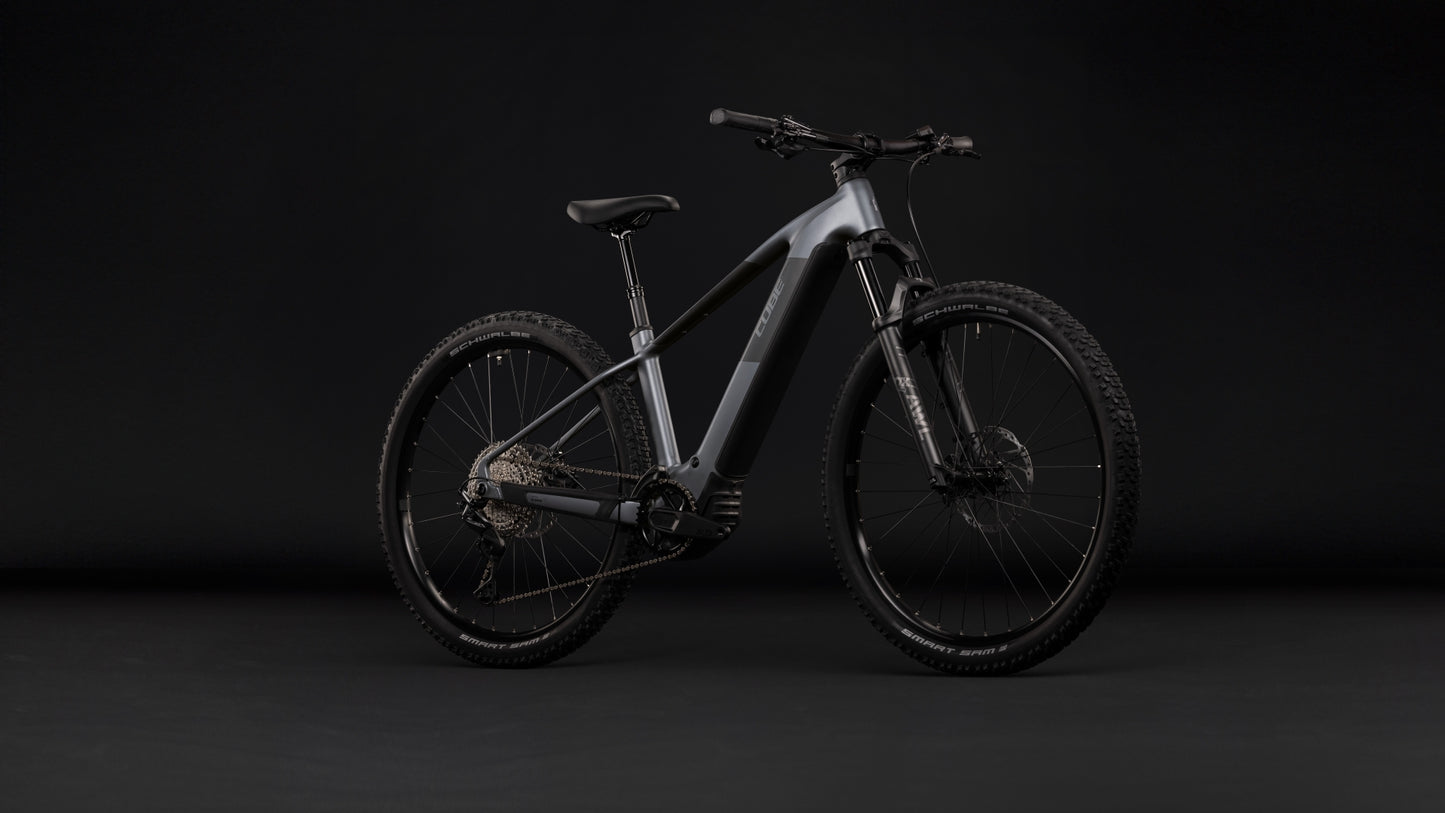 CUBE REACTION HYBRID RACE 800 eMTB BIKE 2027 SLABGREY 'N' CHROME