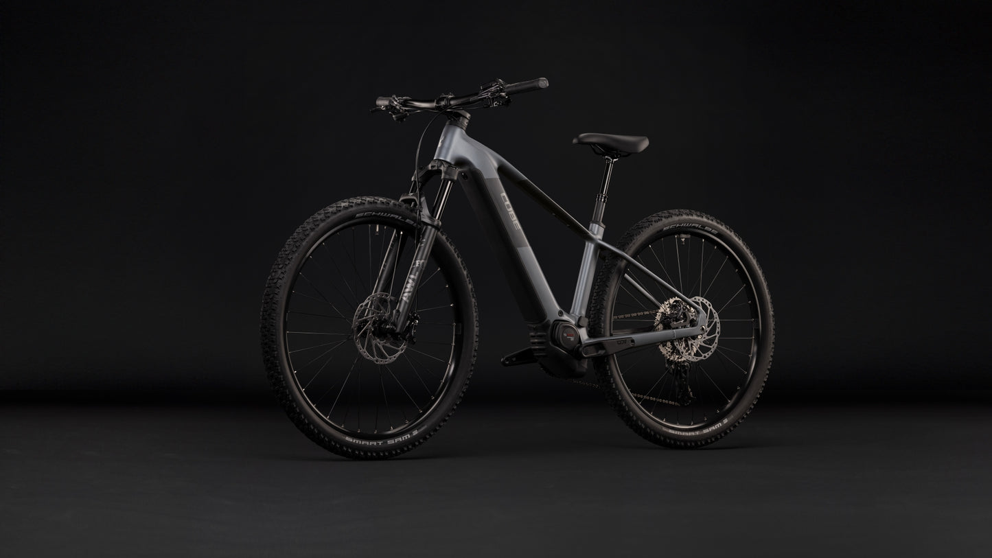CUBE REACTION HYBRID RACE 800 eMTB BIKE 2027 SLABGREY 'N' CHROME