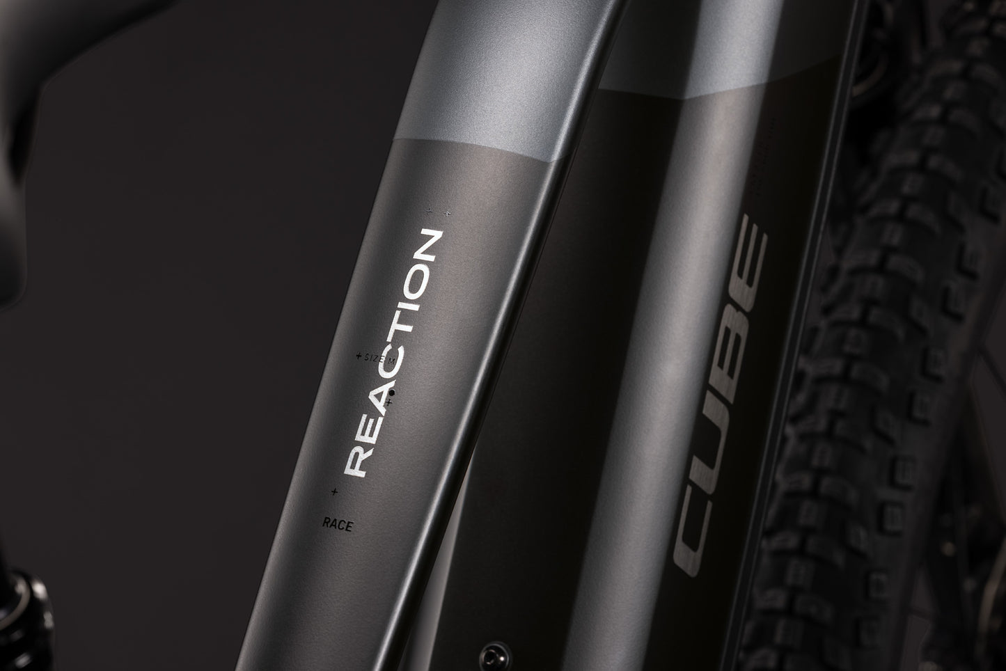 CUBE REACTION HYBRID RACE 800 eMTB BIKE 2027 SLABGREY 'N' CHROME (TRAPEZE)