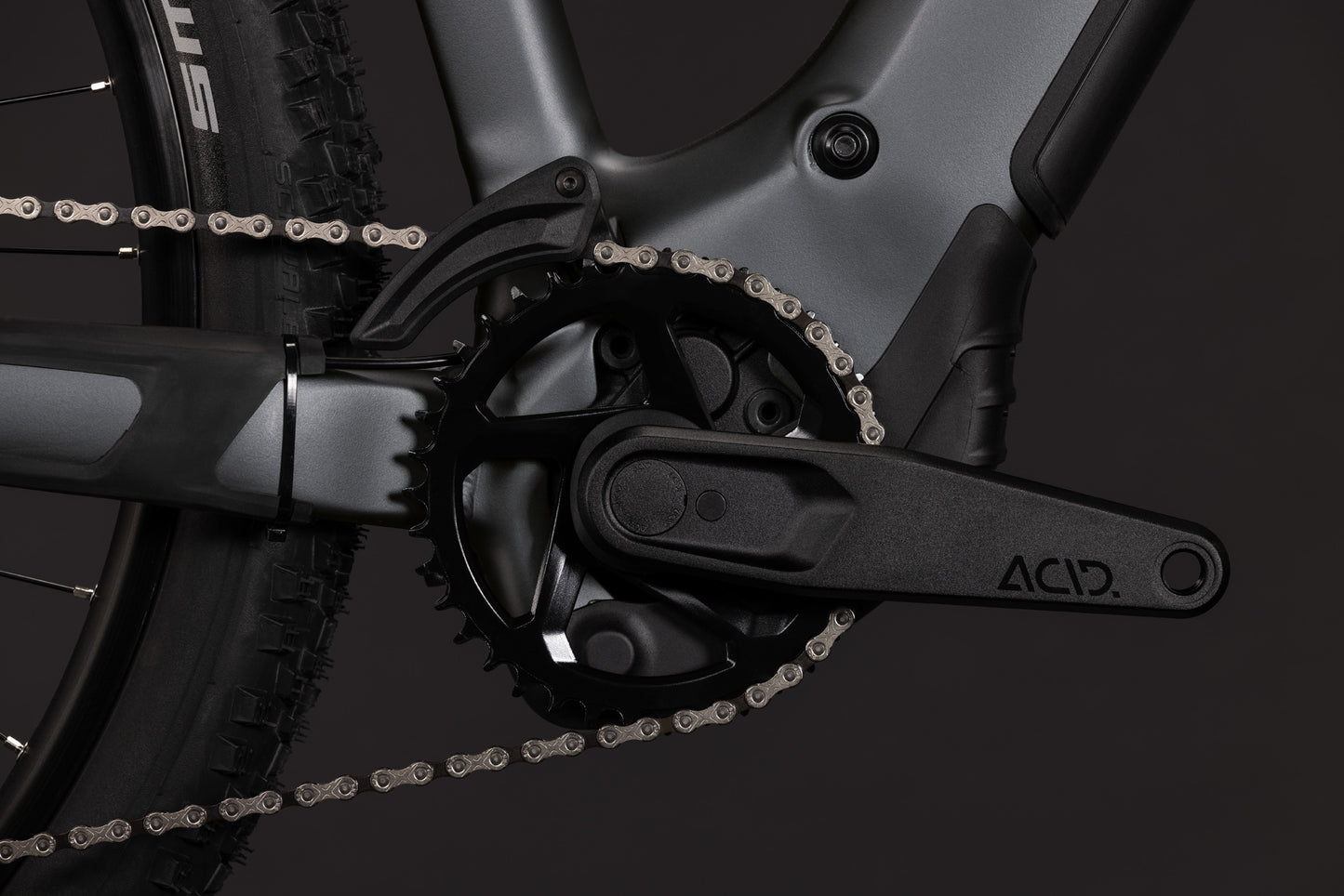 CUBE REACTION HYBRID RACE 800 eMTB BIKE 2027 SLABGREY 'N' CHROME (TRAPEZE)