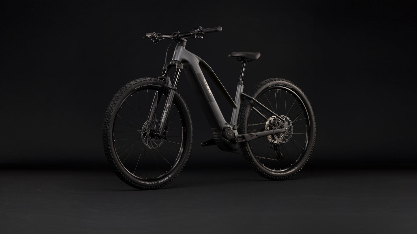 CUBE REACTION HYBRID RACE 800 eMTB BIKE 2027 SLABGREY 'N' CHROME (TRAPEZE)