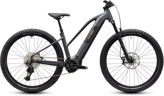 CUBE REACTION HYBRID RACE 800 eMTB BIKE 2027 SLABGREY 'N' CHROME (TRAPEZE)