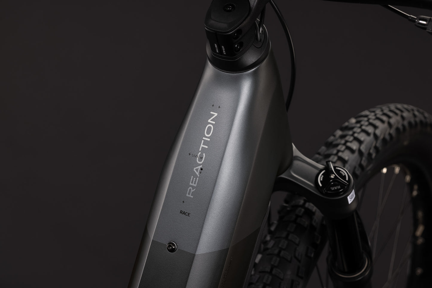 CUBE REACTION HYBRID RACE 800 eMTB BIKE 2027 SLABGREY 'N' CHROME (EASY ENTRY)