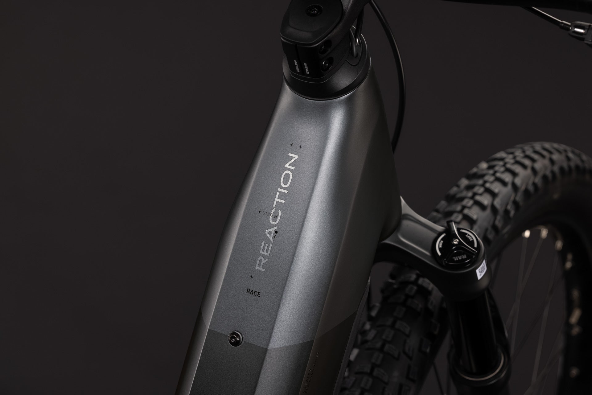 CUBE REACTION HYBRID RACE 800 eMTB BIKE 2027 SLABGREY 'N' CHROME (EASY ENTRY)