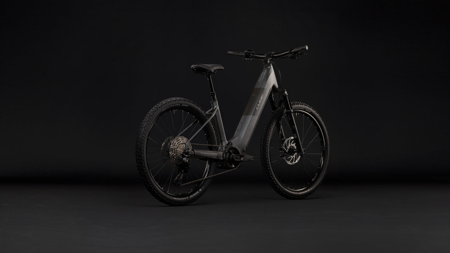CUBE REACTION HYBRID RACE 800 eMTB BIKE 2027 SLABGREY 'N' CHROME (EASY ENTRY)