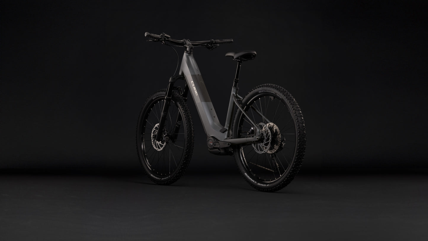 CUBE REACTION HYBRID RACE 800 eMTB BIKE 2027 SLABGREY 'N' CHROME (EASY ENTRY)