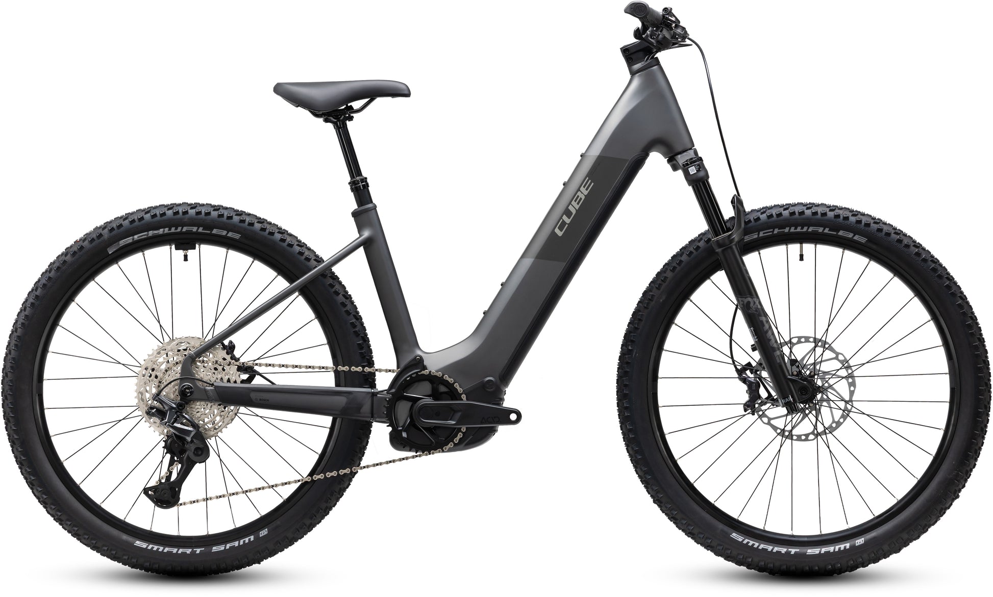 CUBE REACTION HYBRID RACE 800 eMTB BIKE 2027 SLABGREY 'N' CHROME (EASY ENTRY)