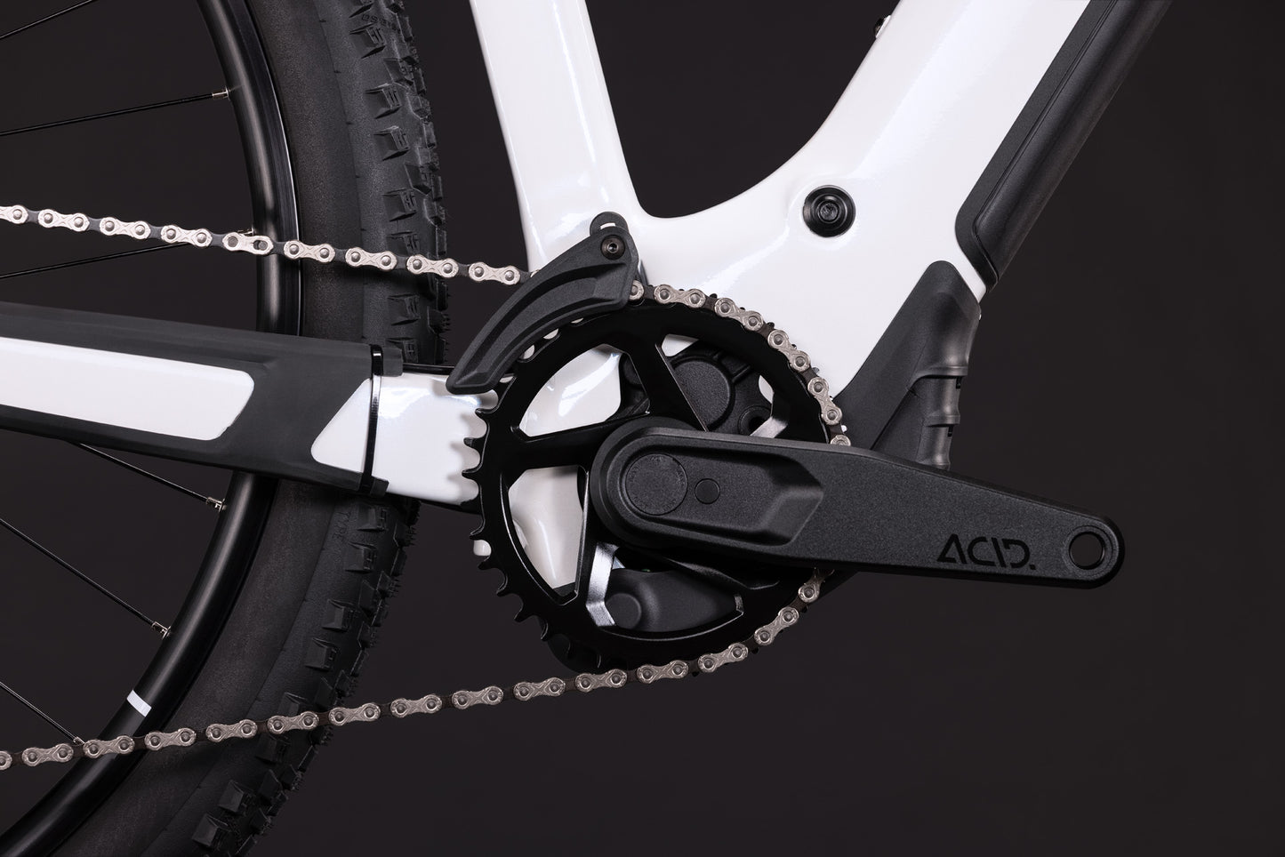 CUBE REACTION HYBRID RACE 800 eMTB BIKE 2027 SNOW 'N' BLACK