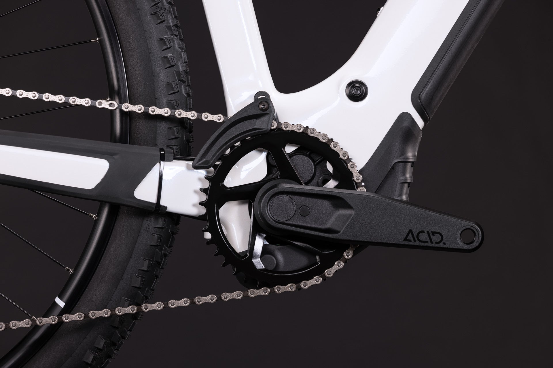 CUBE REACTION HYBRID RACE 800 eMTB BIKE 2027 SNOW 'N' BLACK