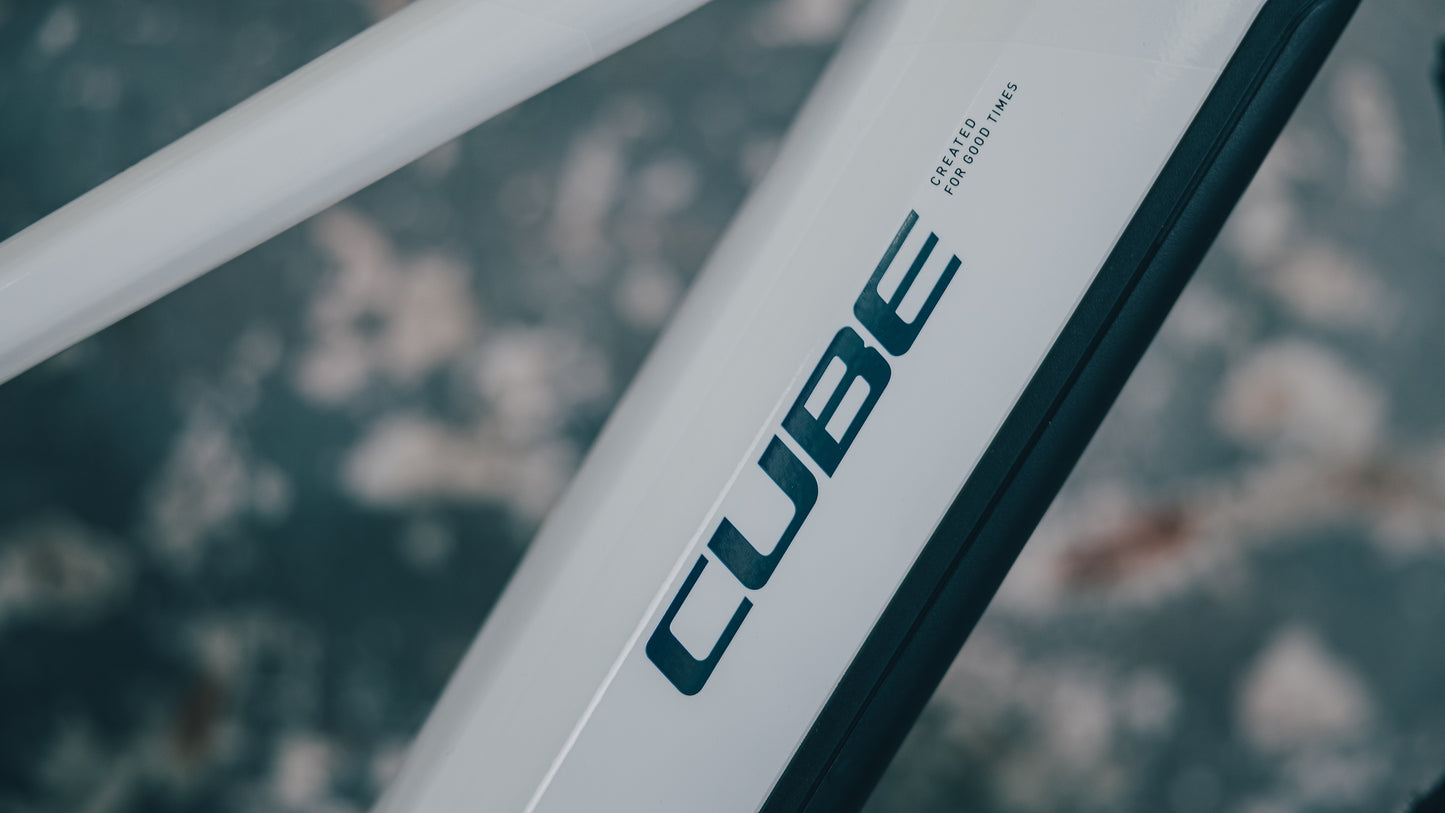 CUBE REACTION HYBRID RACE 800 eMTB BIKE 2027 SNOW 'N' BLACK