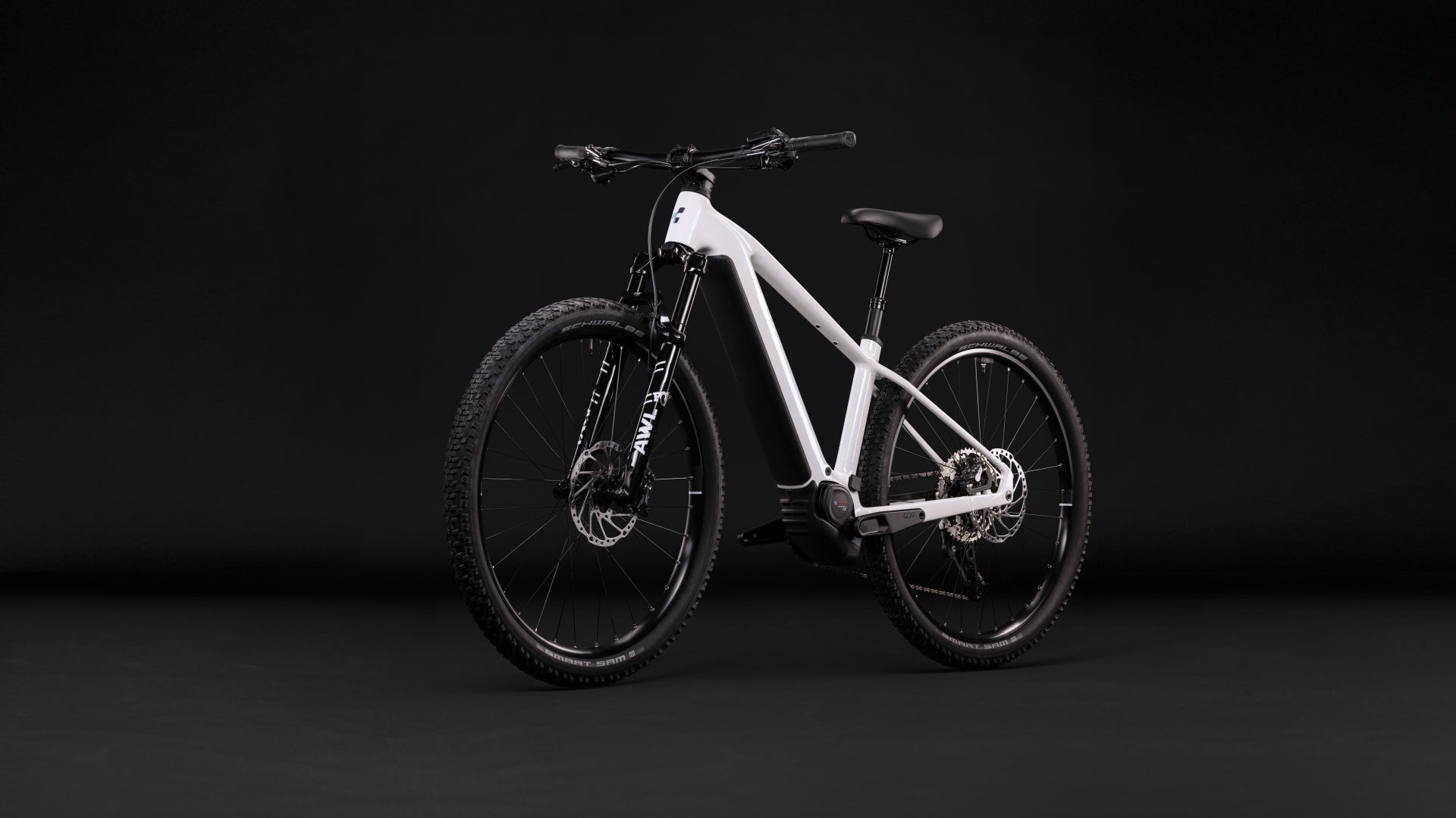 CUBE REACTION HYBRID RACE 800 eMTB BIKE 2027 SNOW 'N' BLACK