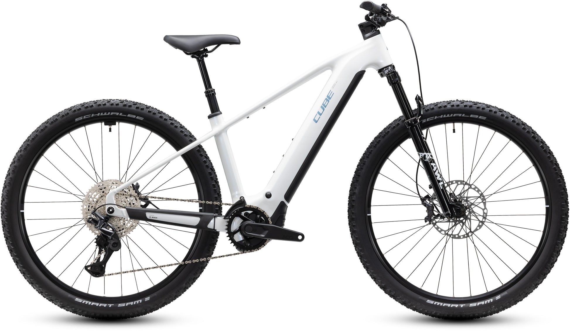 CUBE REACTION HYBRID RACE 800 eMTB BIKE 2027 SNOW 'N' BLACK