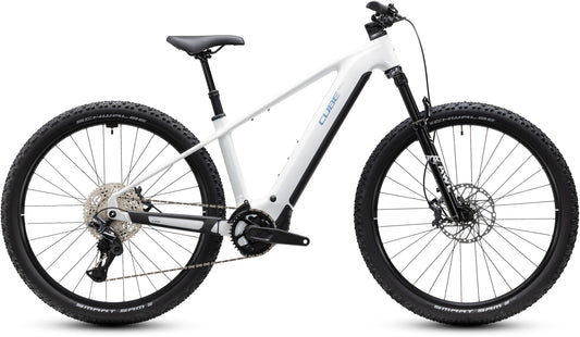 CUBE REACTION HYBRID RACE 800 eMTB BIKE 2027 SNOW 'N' BLACK
