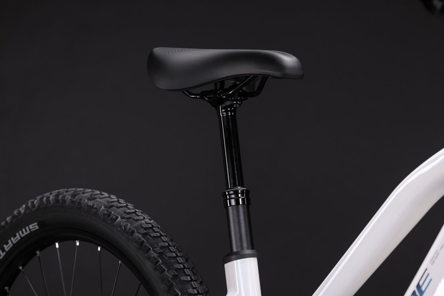 CUBE REACTION HYBRID RACE 800 eMTB BIKE 2027 SNOW 'N' BLACK (TRAPEZE)