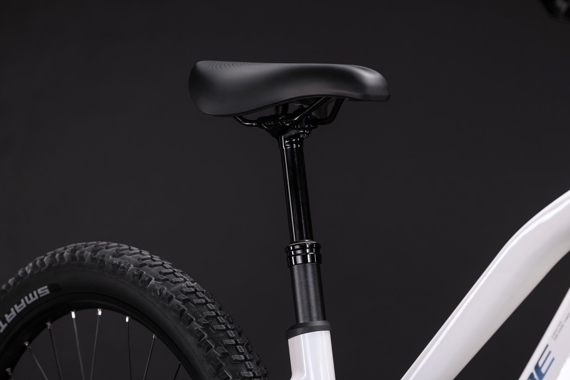 CUBE REACTION HYBRID RACE 800 eMTB BIKE 2027 SNOW 'N' BLACK (TRAPEZE)