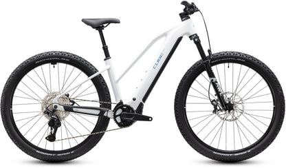 CUBE REACTION HYBRID RACE 800 eMTB BIKE 2027 SNOW 'N' BLACK (TRAPEZE)
