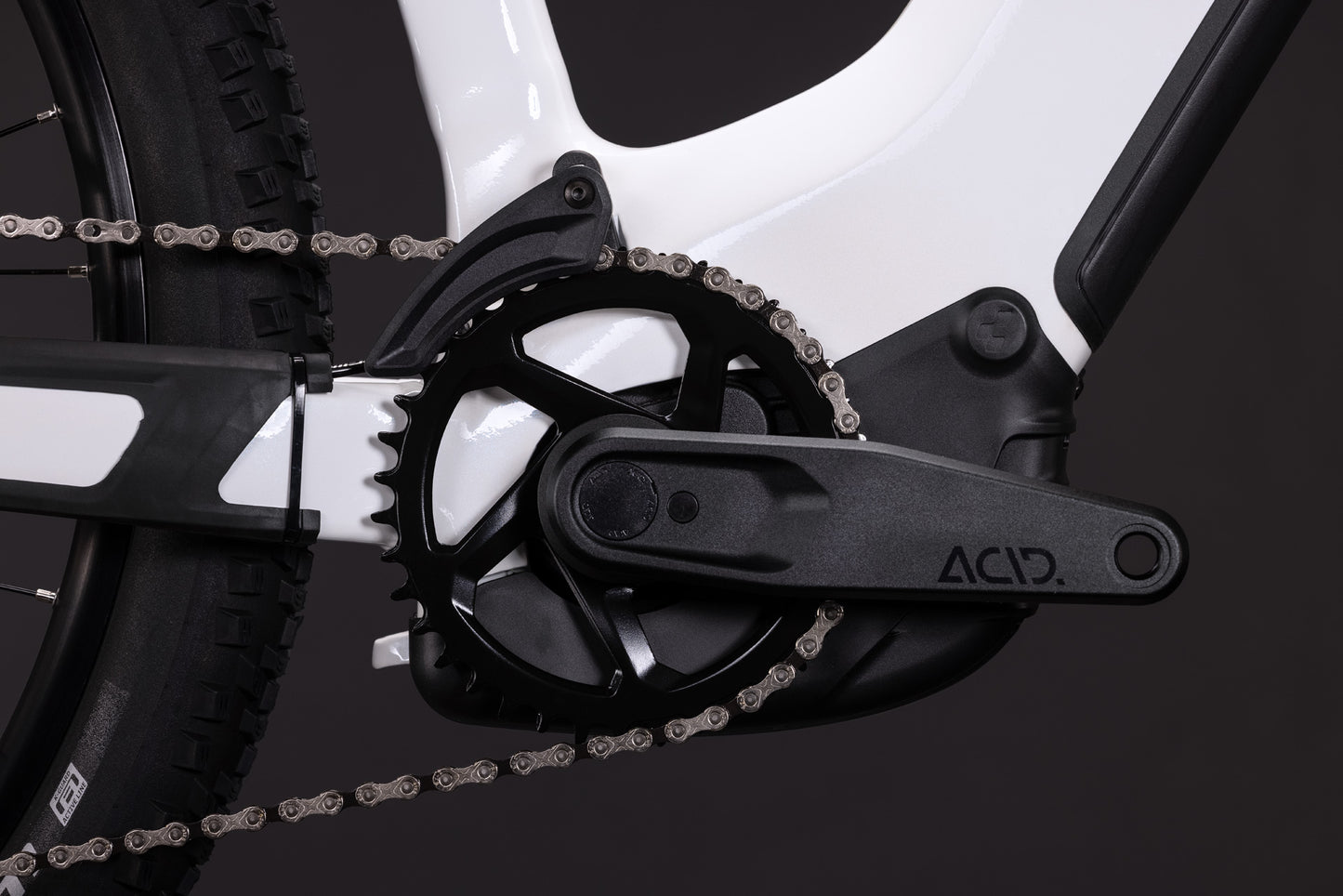 CUBE REACTION HYBRID RACE 800 eMTB BIKE 2027 SNOW 'N' BLACK (EASY ENTRY)