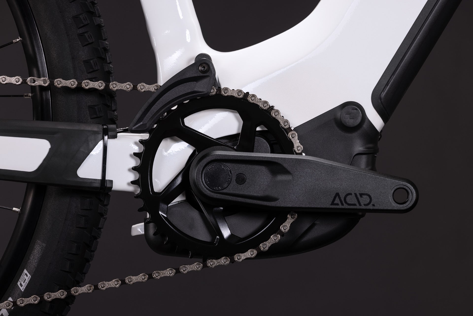 CUBE REACTION HYBRID RACE 800 eMTB BIKE 2027 SNOW 'N' BLACK (EASY ENTRY)