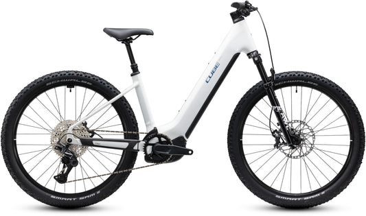 CUBE REACTION HYBRID RACE 800 eMTB BIKE 2027 SNOW 'N' BLACK (EASY ENTRY)