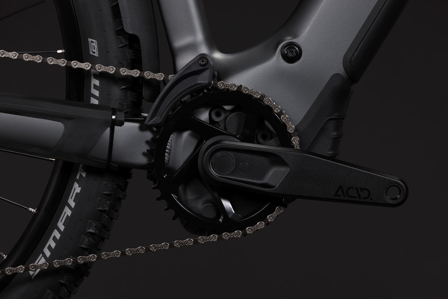 CUBE REACTION HYBRID RACE 800 FE eMTB BIKE 2027 SLABGREY 'N' CHROME (TRAPEZE)
