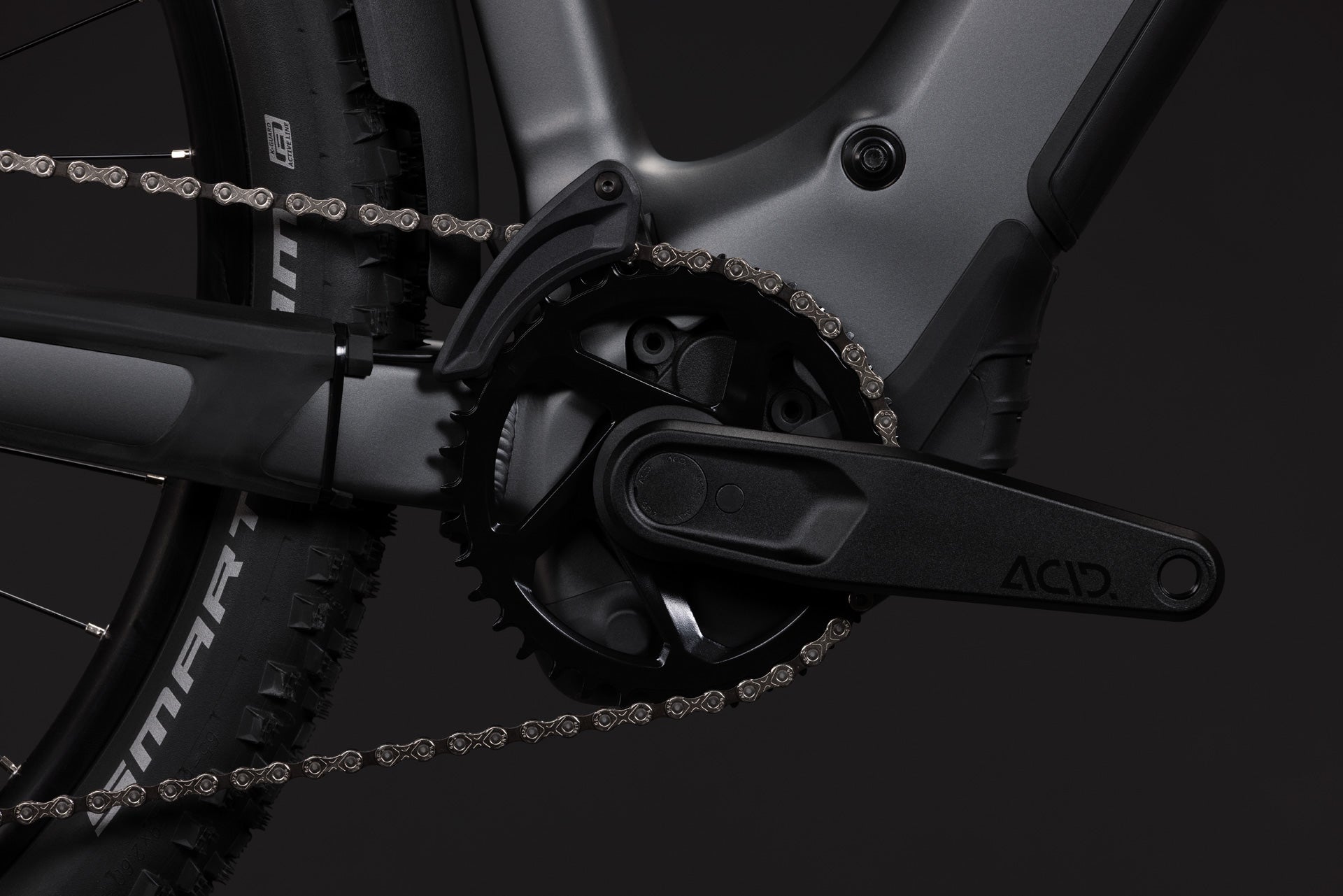 CUBE REACTION HYBRID RACE 800 FE eMTB BIKE 2027 SLABGREY 'N' CHROME (TRAPEZE)